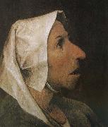 Pieter Bruegel Portrait of woman painting